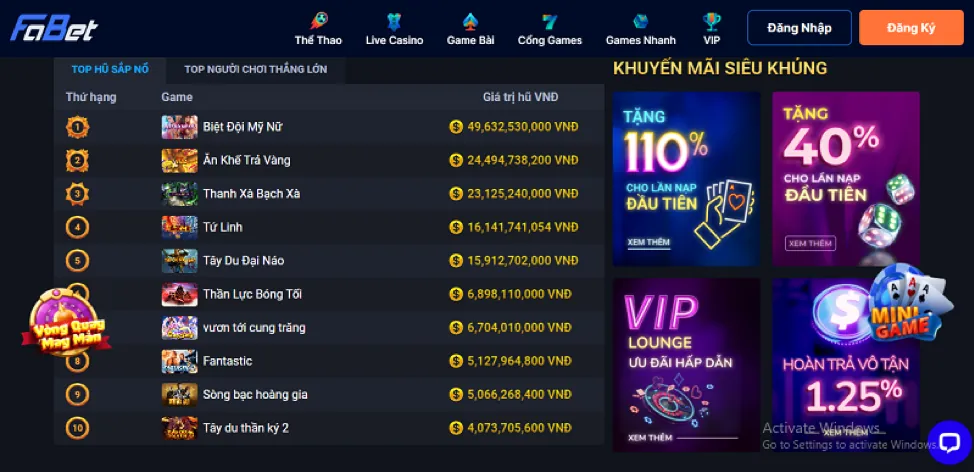 Chương Trình VIP V9BET